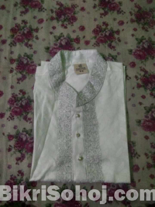 White indian panjabi size: 42